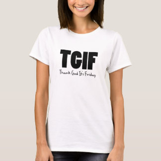 T-shirts Obrigado Deus é Sexta-Feira