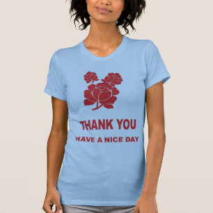 T-SHIRTS OBRIGADO TEM UM DIA AGRADÁVEL