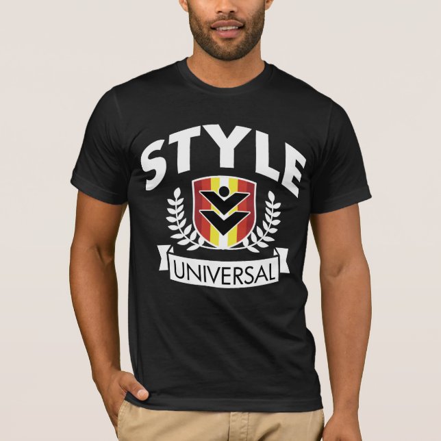T-shirts Obscuridade da crista de Styleuniversal (Frente)