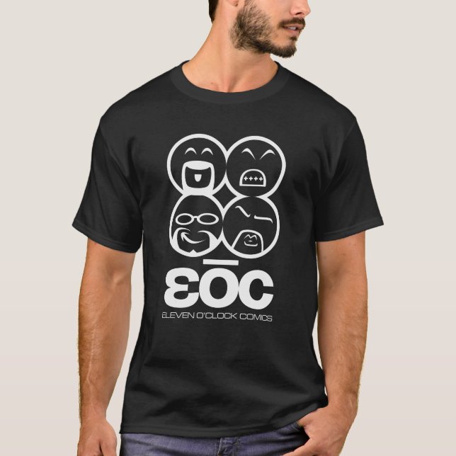 T-shirts Obscuridade de EOC uma cor [caras] (Frente)
