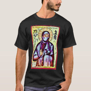 T-shirts Obscuridade de Ninja do santo