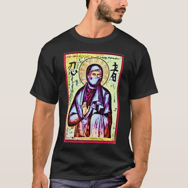 T-shirts Obscuridade de Ninja do santo (Frente)