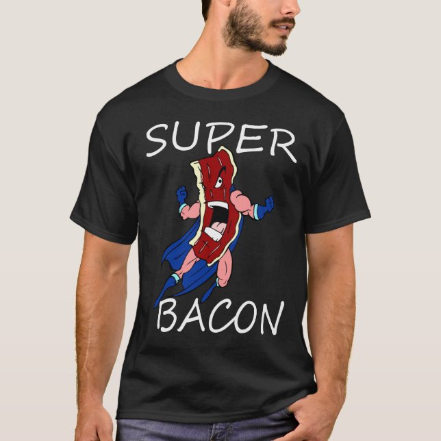 T-SHIRTS OBSCURIDADE SUPER DO BACON (Frente)
