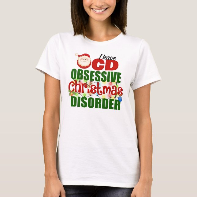 T-shirts Obsessão de Natal (Frente)