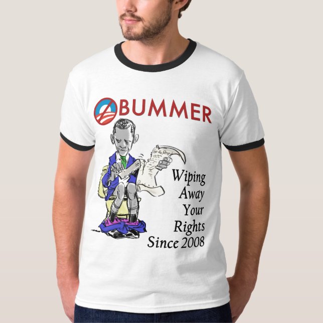 T-shirts OBummer - limpando afastado seus direitos desde (Frente)