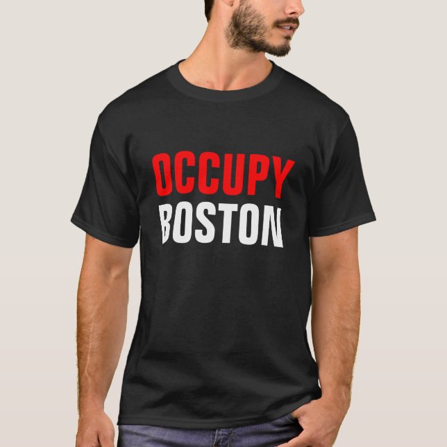 T-SHIRTS OCCUPY BOSTON (Frente)