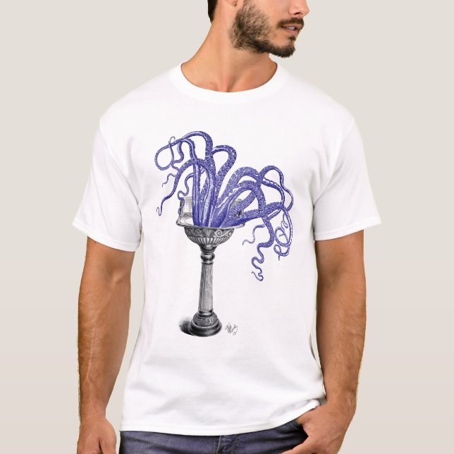 T-shirts Octopus no Sink (Frente)