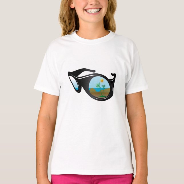 T-shirts óculos de verão (Frente)