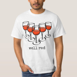 T-shirts Óculos de Vinho de Cartografia Bem Humor De Maquin