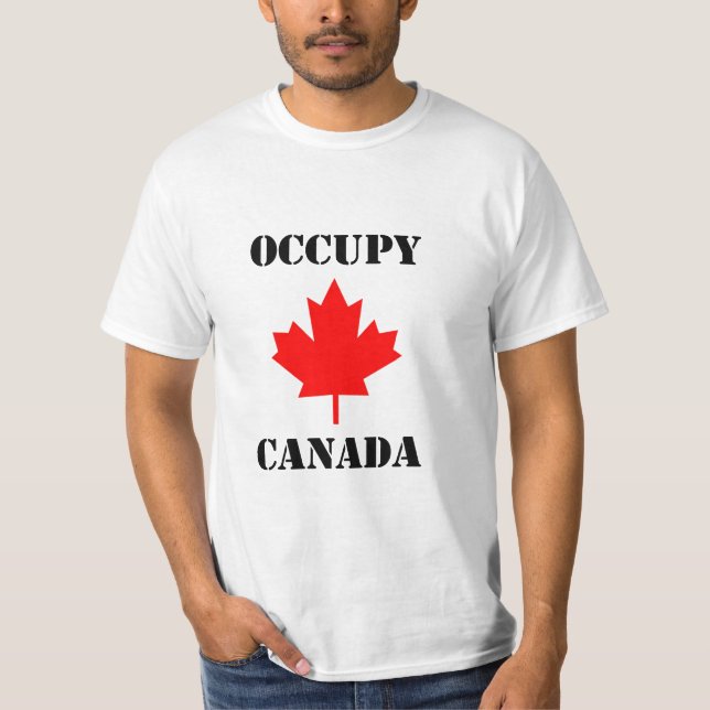 T-shirts Ocupe Canadá: UBC (universidade do Columbia (Frente)