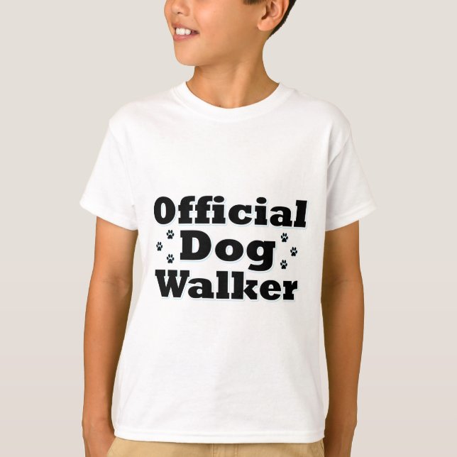 T-shirts Oficial Dog Walker (Frente)