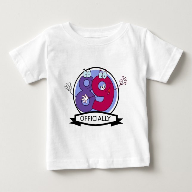 T-shirts Oficialmente 89 Banner de Aniversário (Frente)