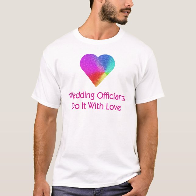 T-shirts Oficientes De Casamento Fazem Isso Com Amor (Frente)