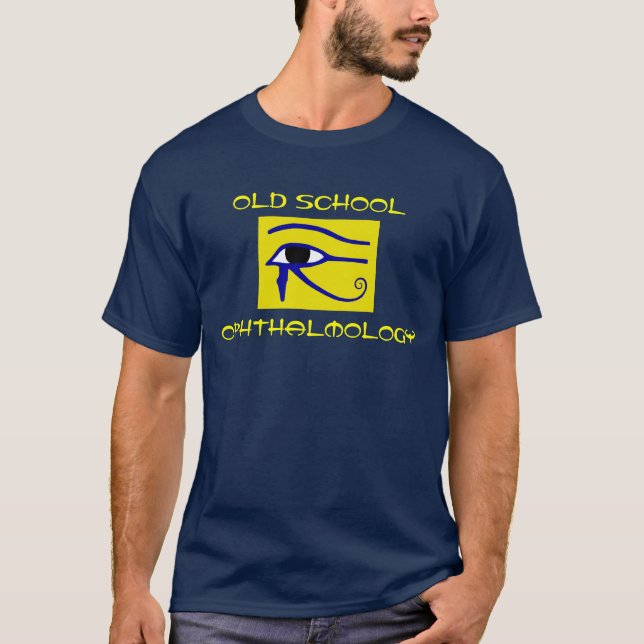 T-shirts Oftalmologia da velha escola (Frente)