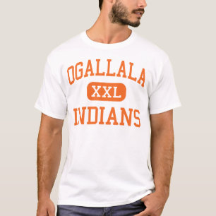 T-shirts Ogallala - indianos - alto - Ogallala Nebraska