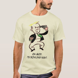 T-shirts Oh deus. É noite de rolamento