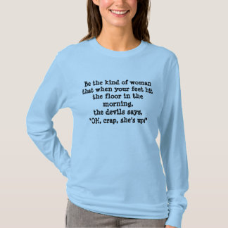 T-shirts OH, excremento está acima!