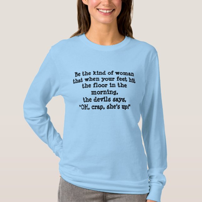 T-shirts OH, excremento está acima! (Frente)