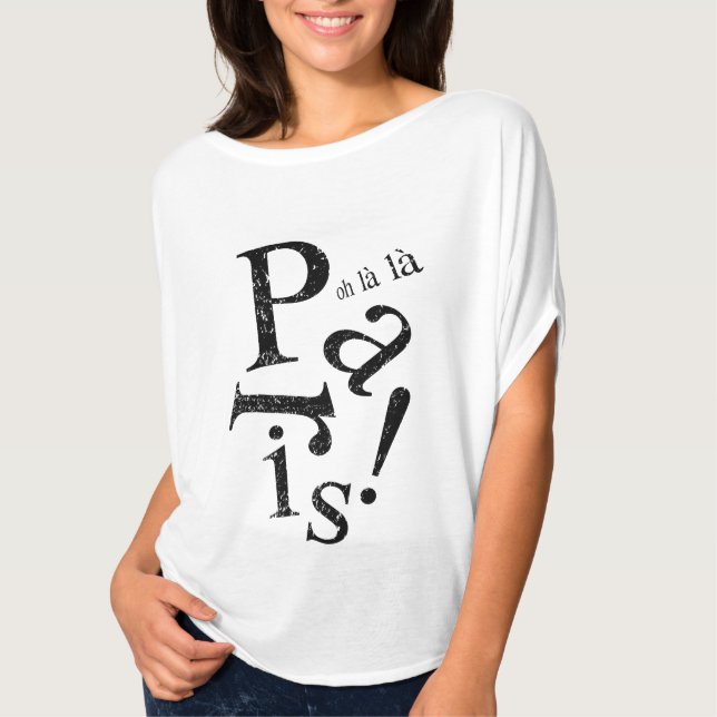 T-shirts Oh la Paris (Frente)