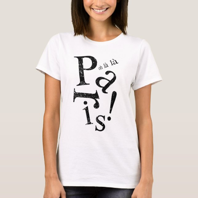 T-shirts Oh la Paris (Frente)