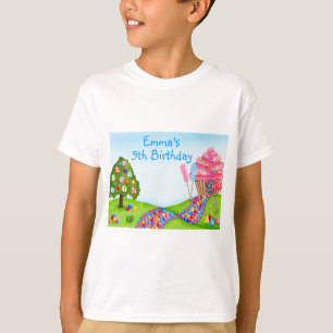 T-shirts Oh terra e cupcakes doces dos doces