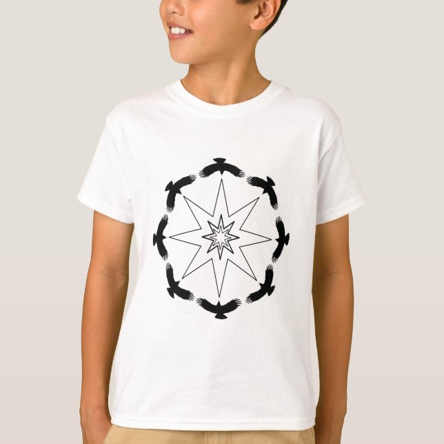 T-shirts Oito Estrela de Coroa (Frente)