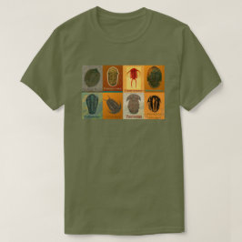 T-shirts Oito Trilobitas Fósseis