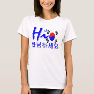 T-shirts Olá Coreia do Sul