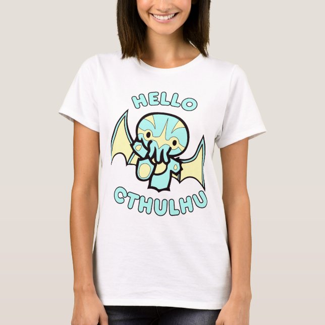 T-shirts Olá! Cthulhu (Frente)