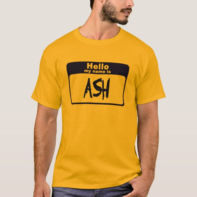 T-shirts Olá! meu nome é cinza (Frente)
