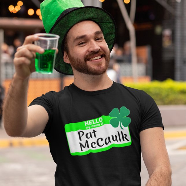 T-shirts Olá, meu nome é Pat McCaulk (Criador carregado)