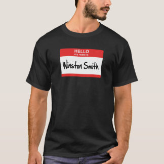 T-shirts Olá!. Meu nome é Winston Smith
