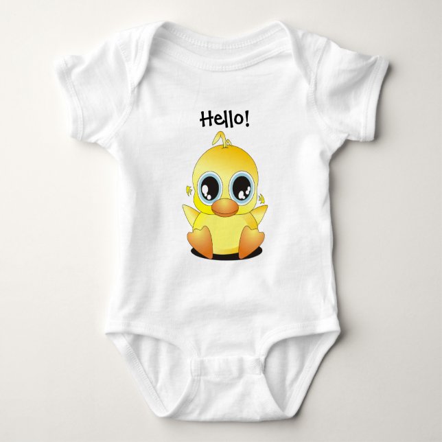 T-shirts Olá!, pouco Ducky! (Frente)