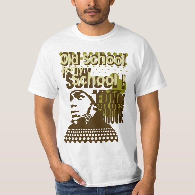 T-shirts Old school (Frente)