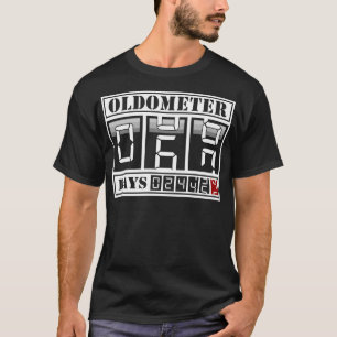 T-shirts Oldometer 67 anos de avó idosa Tshir engraçado d