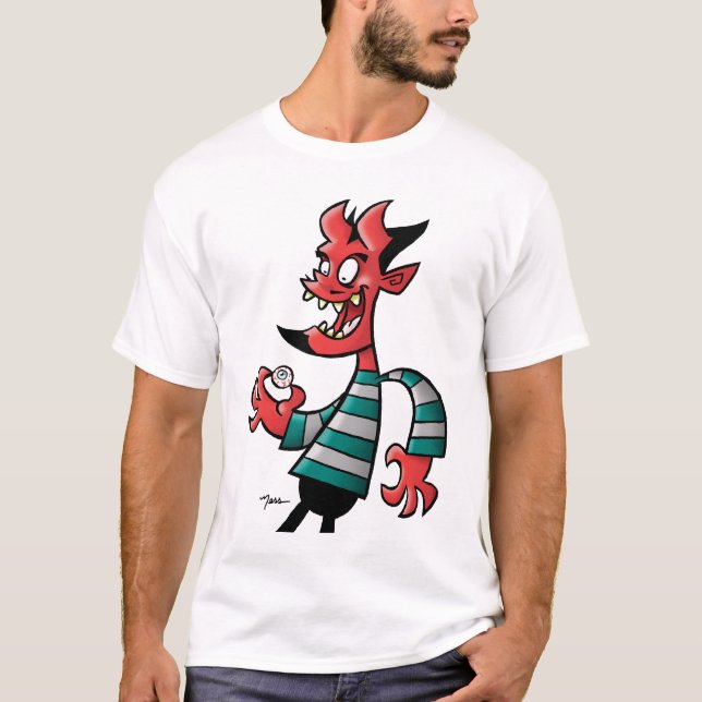 T-shirts Olhar demoníaco (Frente)