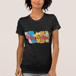 T-shirts Olhar retro de Nova Orleães