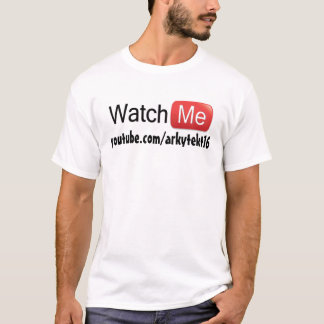 T-shirts Olhe-me em YouTube (básico)