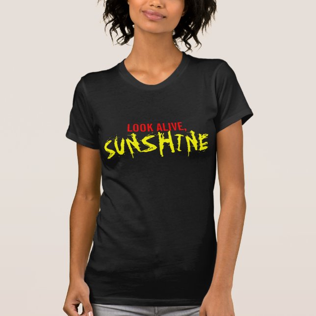 T-shirts Olhe vivo, luz do sol (Frente)