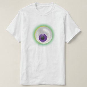 T-shirts Olho do Dia das Bruxas de Monstro Monstro Zombie M
