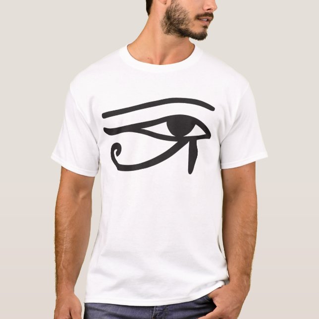 T-shirts Olho do símbolo do egípcio de Horus (Frente)