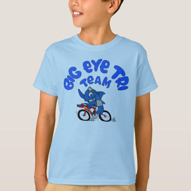 T-shirts olho grande tri Azul (Frente)