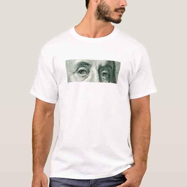 T-shirts Olhos de Ben Franklin (Frente)