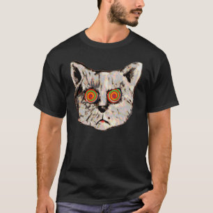 T-shirts olhos de gato hipnóticos