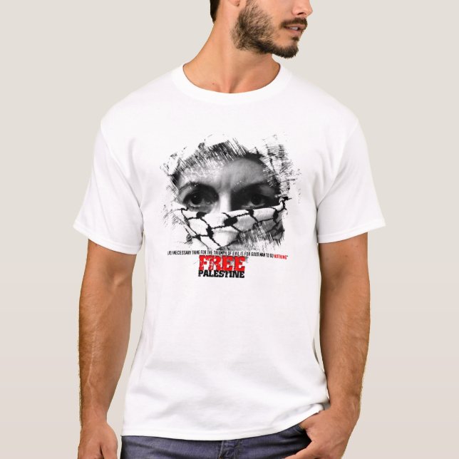 T-shirts Olhos de Palestina (Frente)