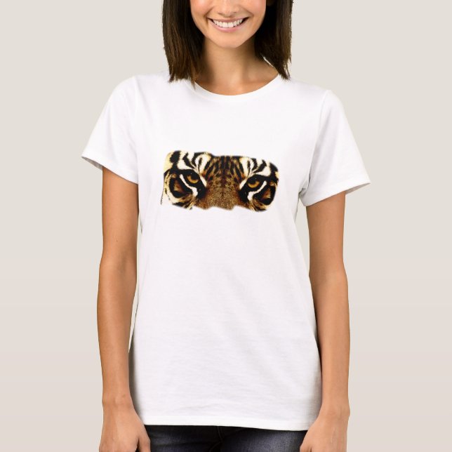 T-shirts Olhos de um Tigre (Frente)