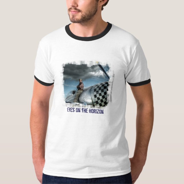 T-SHIRTS OLHOS P47 NO HORIZONTE (Frente)
