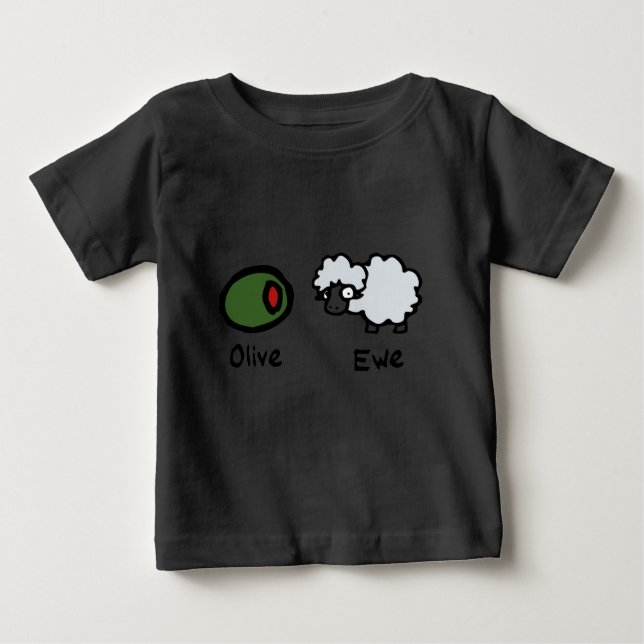 T-shirts Olive Ewe (Frente)