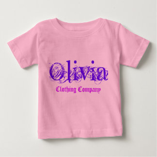 T-shirts Olivia Name Clothing Company Baby Shirts