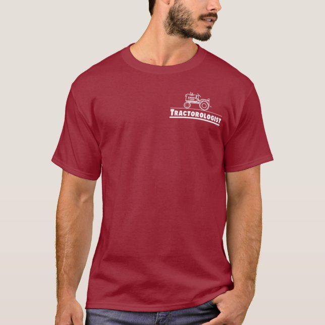 T-shirts Ologista do Trator RED (Frente)
